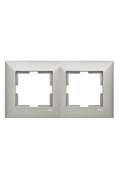 VİKO Viko 92190762   Trenda Metallic White Double Frame