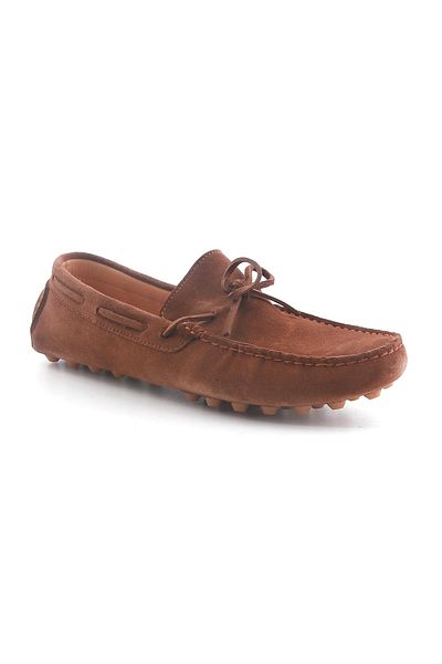 John May Ανδρικά παπούτσια Oxford TZ-13401 John May Wood Suede