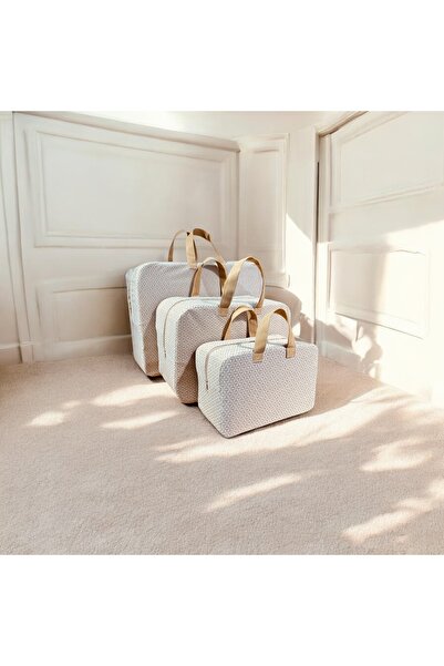 DİLETTO 3 lü Çok Amaçlı Düzenleme ve Depolama Valiz Çanta Organizer Seti