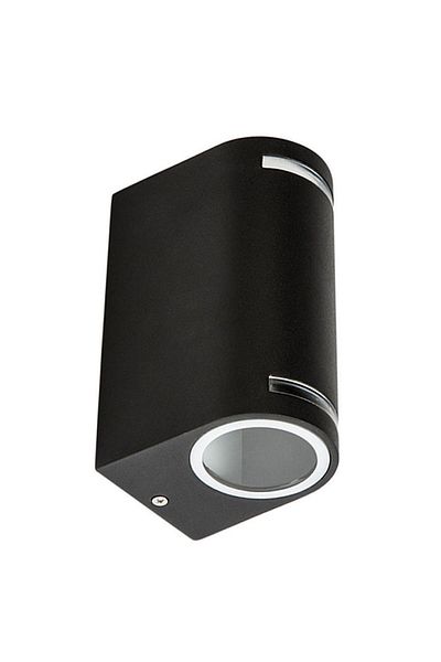 Cata Ct-7062 Gu10 Ibiza Black Case Double Sided Garden Wall Sconce