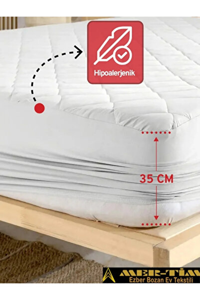 mer-tim ezberbozan ev tekstili Saltele de protecție pentru saltea matlasată Saltele de bumbac matlasate simple și duble