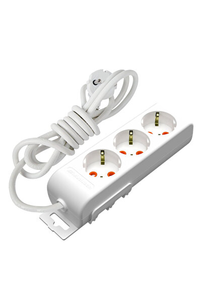 Mutlusan Rı-tech Üçlü Topraklı Grup Priz Çocuk Korumalı 5 Metre Kablolu