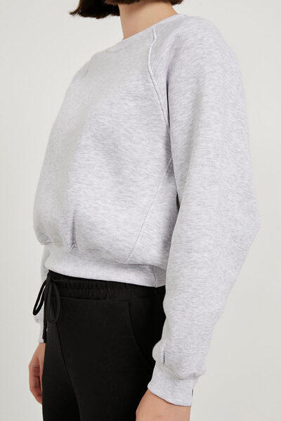 Arma Life Πουλόβερ με λαιμόκοψη με ρέλι Crop Sweat