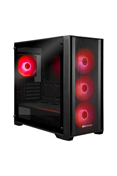 ENERMAX StarryFort SF70F ARGB Temperli Cam USB 3.0 Mid Tower mATX + MAXPRO II...