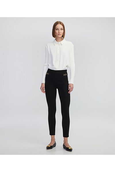 İpekyol Skinny Fit Trousers with Metal Accessories