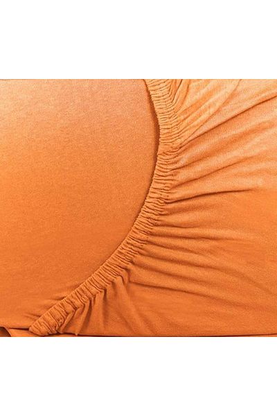 GERCELLA 100% Cotton (Cotton) 210X240 cm Double Person Orange Sheets