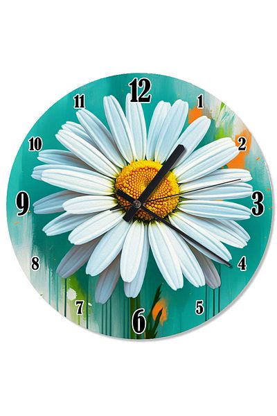 Tablomega Pure Beauty of Daisy Special Design Wall Clock