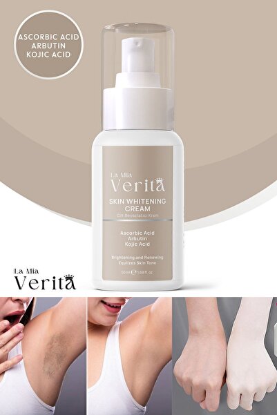 la mia verita Cilt Beyazlatıcı Krem Aydınlatıcı Glutatyonlu Leke Kremi Kolaje...