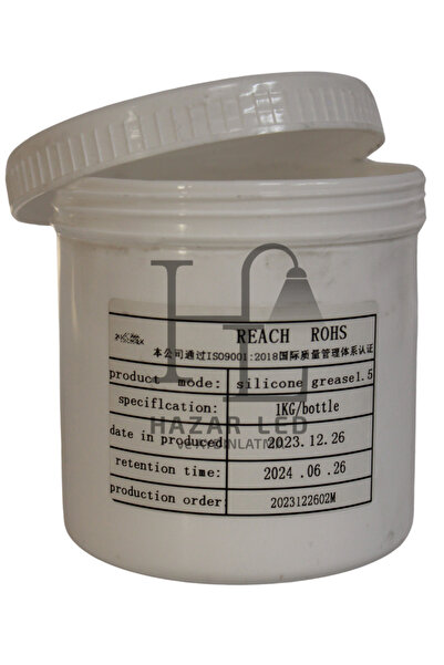 Hazar Led 1 Kilogram Termal Macun Beyaz Isı Transfer Silikonu 1000 Gr Isı İle...