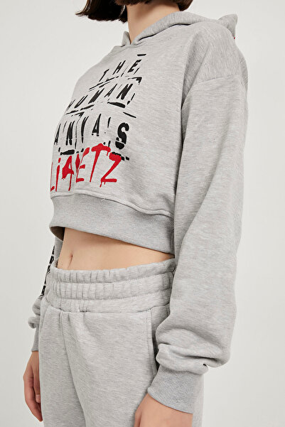 Arma Life με κουκούλα Κεντημένο φούτερ