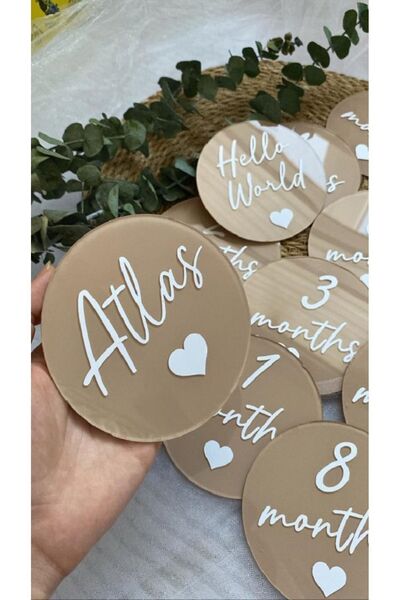 SONMEZSTORE Anı Diskleri, 15 Adet Set, Fotoğraf Sahnesi Yuvarlak Pleksi Disk ...