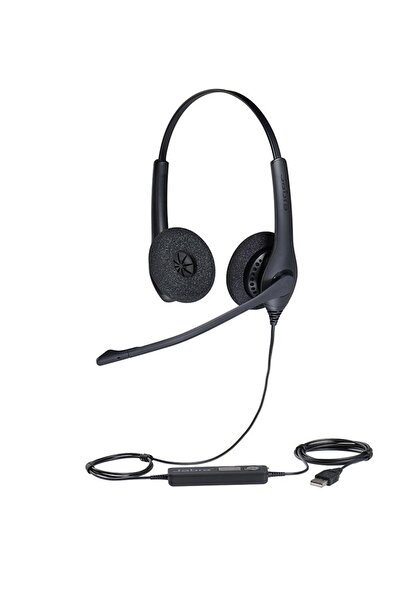 Jabra BIZ 1500 Duo USB MS Kulak Üstü Kulaklık (Jabra Türkiye Garantili)
