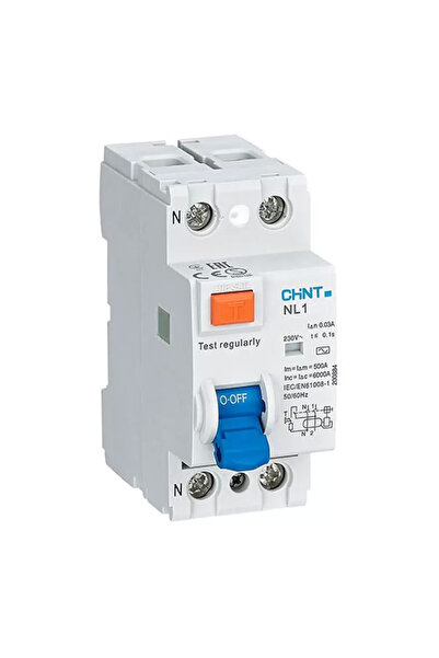 CHİNT ELECTRİC Chint Nl1 Serisi Ac Tipi 2x40a Kaçak Akım Rölesi 6ka 300ma Çif...