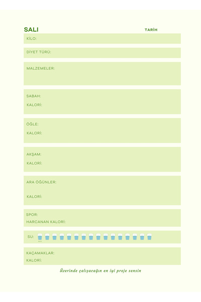 edinotes Diet Notebook