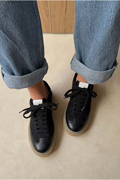 Mupa Shoes Kadın Spor Ayakkabı SİYAH SÜET