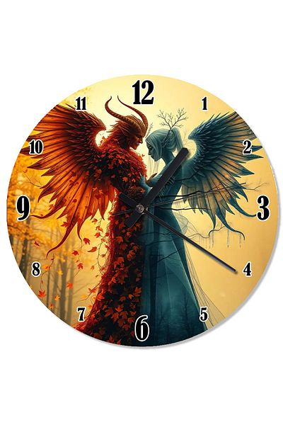 Tablomega Devil and Angel Dance Analog Wall Clock