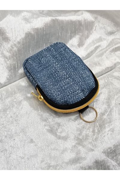 Brassito Stylish One-Eyed Coin Purse - Keychain with Color and Pattern Options