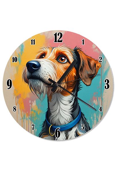 Tablomega Happy Dog Laugh Special Design Wall Clock