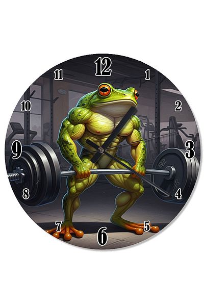 Tablomega Weight and Frog Special Design Wall Clock