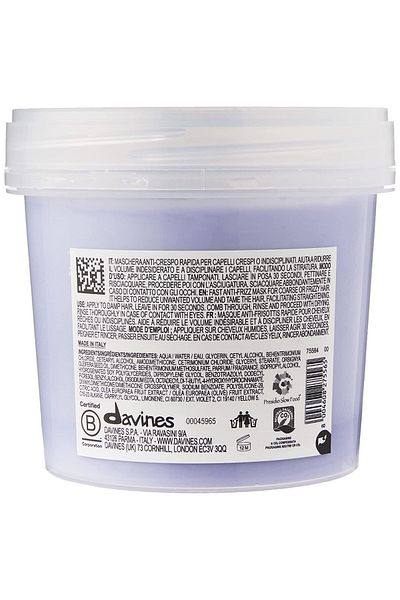 Davines Love Smoothing Instant Mask Anti-Frizz Fast Hair Mask 250ml