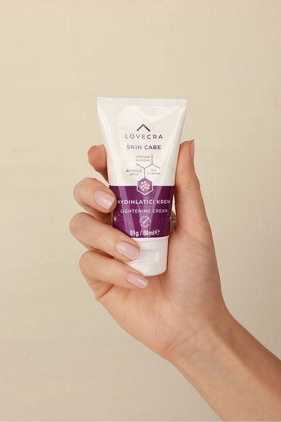 LOVECRA 50ml Glycolic Acid Vitamin E & a - Brightening Whitening Uva/Uvb Anti-Blemish