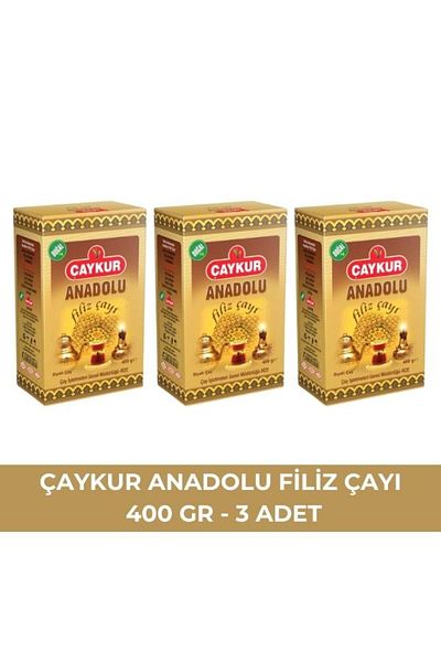 Çaykur Çaykur Anadol Rose Tea 400 Gr -3 Pieces