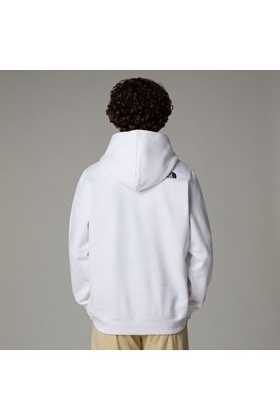 THE NORTH FACE M Drew Peak Pullover Hoodie Ανδρικό λευκό-μαύρο φούτερ Nf0a89emla91