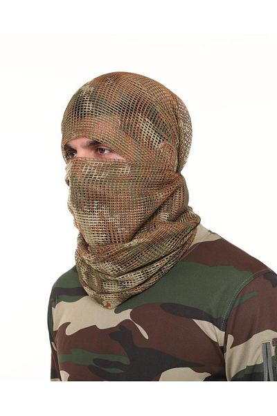 SINGLE SWORD Στρατιωτικό σάλι με τετράγωνο παραλλαγής, διχτυωτό πουστί, δίχτυ κατάστρωσης Tactical Mesh Pouch - Pouch 90