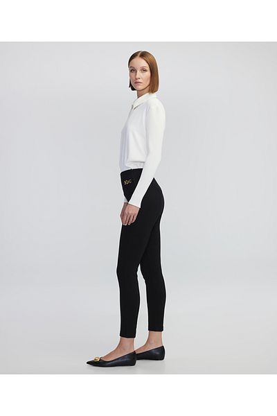 İpekyol Skinny Fit Trousers with Metal Accessories