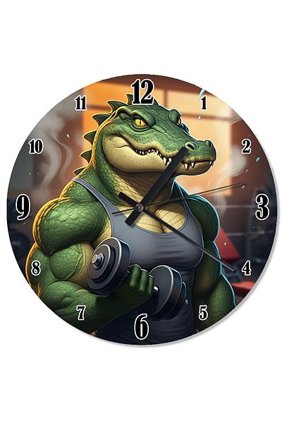 Tablomega Weighted Crocodile Special Design Wall Clock