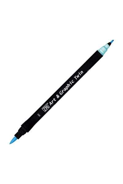 Zig Art & Graphic Twin Marker Drawing Pen 31 Light Blue