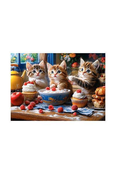 Blue Focus Puzzle 1000 Pieces - Cute Kittens (Cute Kittens)