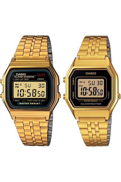 Casio A159Wgea-1Df - La680Wga-1Df Couple Wrist Watch