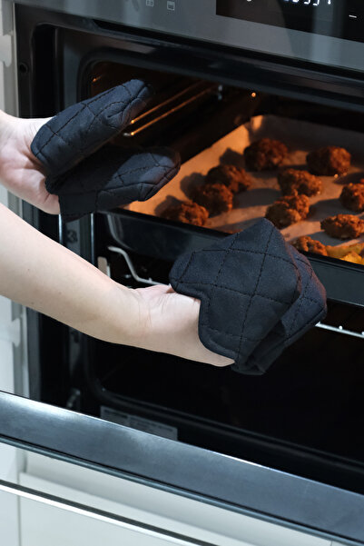 sevilya Crab Isıya Dayanıklı Kumaş Fırın Tutacağı Tutacak Modelleri Silikon Değil (2 ADET TUTACAK)