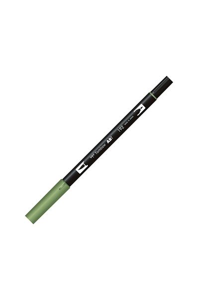 Tombow Dual Brush Pen Graphic Pen - Asparagus 192