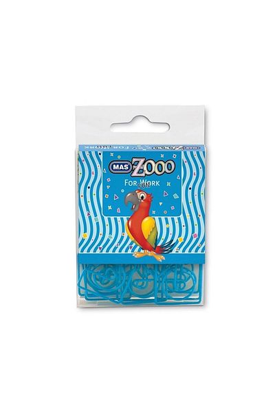 Mas Zoo Colorful Map Nail in Transparent Box Blue 614ma