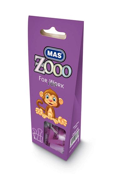 Mas Zoo Colorful Pincer PURPLE in Cardboard Package