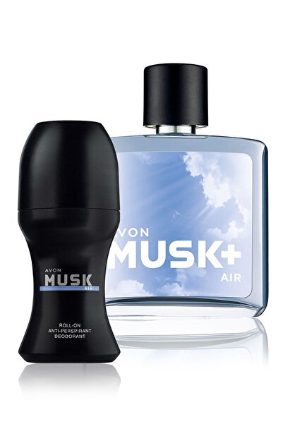 AVON Musk Air Erkek Parfüm Ve Musk Air Erkek Rollon Seti