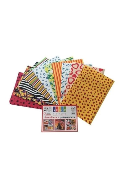 Südor Desenli Eva 20x30 Cm. 10`lu Karışık