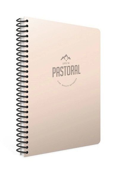 Gıpta 60 Sheets A4 Pastoral Spiral Plastic Cover Lined Notebook