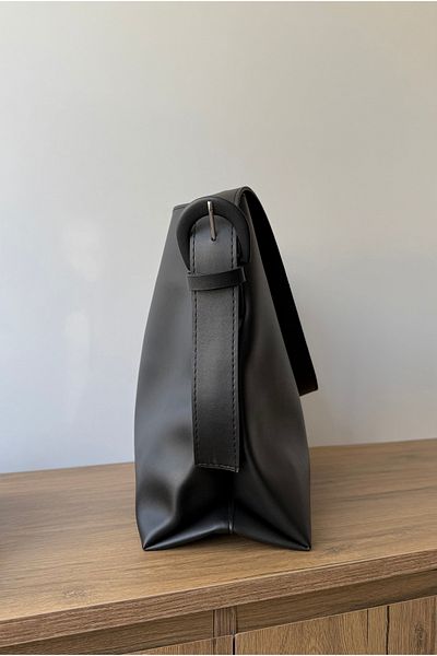 Mupa Shoes Geantă de umăr neagră de damă 