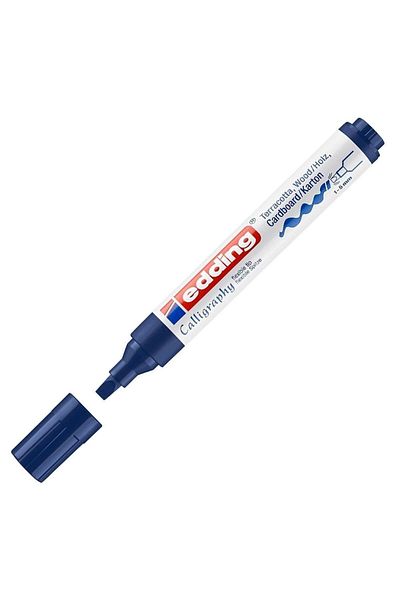 Edding Ed-1455 Dark Blue Calligraphy Pen