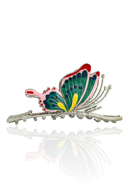 SHEKER HOME Young Girl and Adult Women Colorful Butterfly Metal Latch Buckle