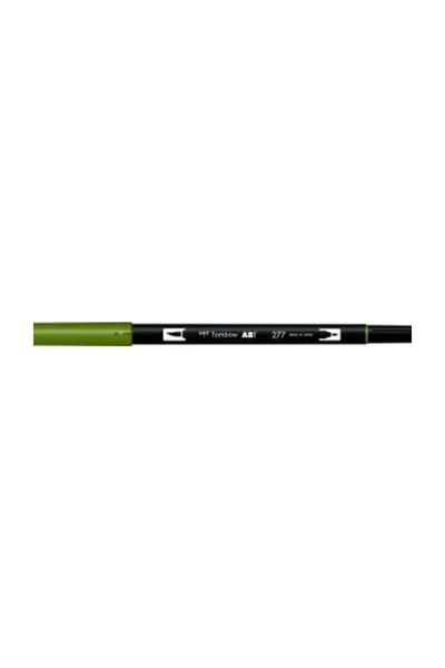 Tombow Ab-T Dual Brush Pen - Graphic Pen Deep Green 277