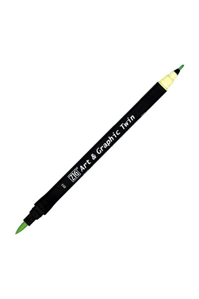Zig Art & Graphic Twin Marker Drawing Pen 53 Lime Green