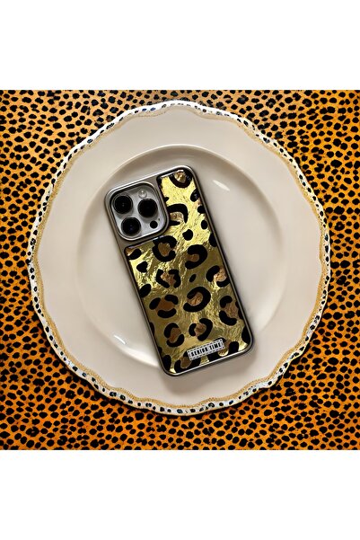 HYPERSOFT Iphone 13 (6.1 inç) Uyumlu Gri Çerçeve Detaylı Parlak Desenli Glıtter Serisi Kılıf