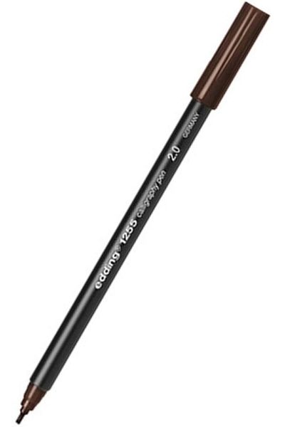 Edding E-1255 Dark Brown 2 mm Graphic Pen