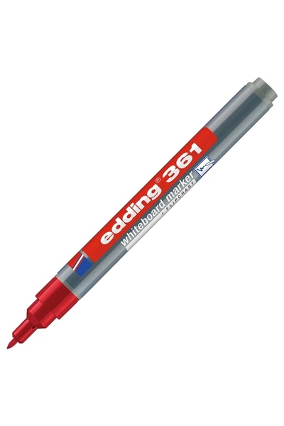 Edding 361 Ince Uçlu Beyaz Tahta Kalemi Kırmızı