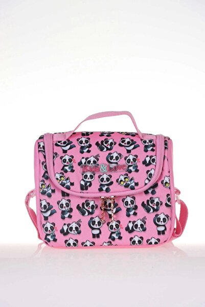 KAUKKO Kids & Love Sweet Panda Beslenme Çantası 24x13x17 (l7078)