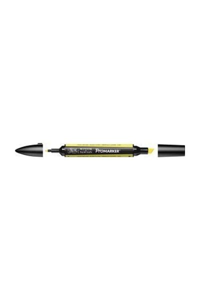 Winsor Newton قلم رسم جرافيك ذو طرفين كحولي من بروماركر توليب أصفر 254 (Y337)